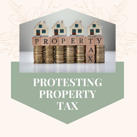 Property tax protest documents and evidence being prepared